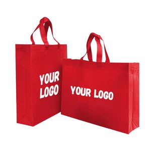 Promotion Gift Custom Logo Printed <b>Reuse</b> Able Zip <b>Shopping</b> Non Woven Small <b>Bag</b> - Product Image 1