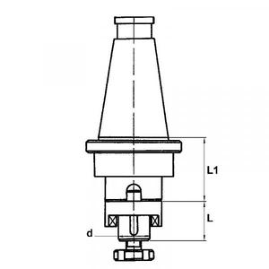 FERVI - 27/B50 Arbor para fresas DIN 2080 - EAN 8012667008345 HERRAMIENTAS ELÉCTRICAS ACCESORIOS PARA TALADROS - Product Image 2