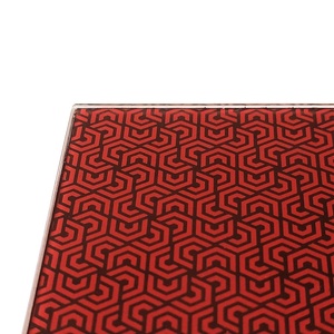 Bán Buôn Tùy Chỉnh 4Mm 5Mm Splashback Tempered Tấm Kính Trang Trí Thủy Tinh Tùy Chỉnh Màu Sắc Màn Hình Lụa Spashback Kính - Product Image 1