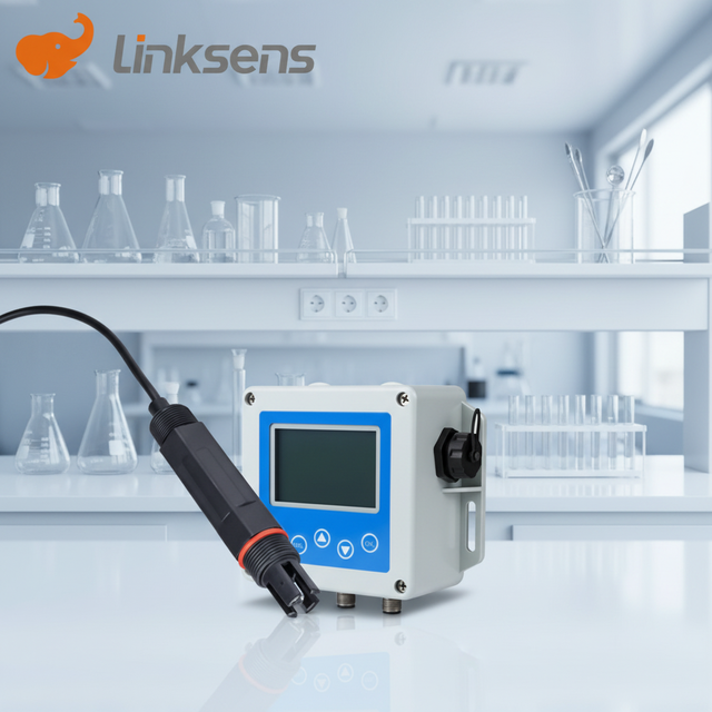 Industrial pH Sensor for Chemical Plant Water Quality Monitoring with High Accuracy Digital pH Analyzer and Durable
