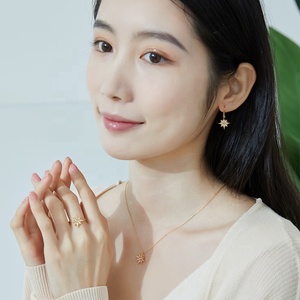 Fashion Women <strong>Gold</strong> Vermeil Created Jewellery Sun Star 925 Silver Synthetic <strong>Opal</strong> <strong>Ring</strong> - Product Image 6