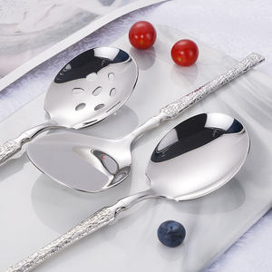 DF BC Couleurs personnalisées en gros, Ensemble de couverts de luxe en acier inoxydable 316, comprenant cuillère de service et spatule, pour mariage - Product Image 5