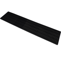 Tapis de café en PVC personnalisé tapis de séchage de vaisselle absorbant à dos souple accessoires de cuisine en plastique accessoires de verres