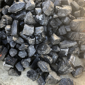 Natural Black Tourmaline Rough Stone Black Tourmaline <strong>Raw</strong> <strong>Crystal</strong> - Product Image 4