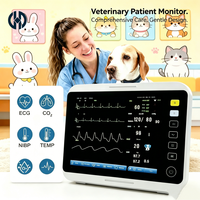 Moniteur complet des signes vitaux pour animaux vétérinaires avec accessoires standard pour une surveillance complète de la santé animale