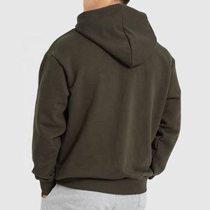 OEM Designer personnalisé 100% coton logo sweat à capuche printemps épaule tombante sweat à capuche Streetwear blanc surdimensionné sweat à capuche fabricants - Product Image 5