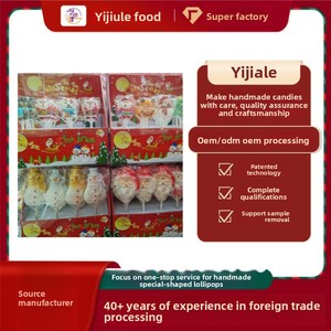 Giáng sinh dễ thương hình hoạt hình kẹo mút đa hương vị Internet người nổi tiếng giải trí đồ ăn nhẹ hương vị trái cây món quà kỳ nghỉ trong bao bì hộp - Product Image 2