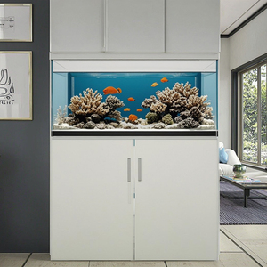 Acuario Marino de Agua Salada, Tanque de Arrecife de 100L, Vidrio Ultra Transparente, Ecológico, Acuarios de Alta Calidad para la Cría de Vida Acuática - Product Image 1