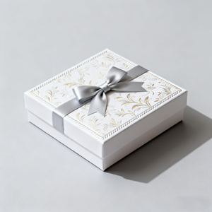 Juego de Cajas de Regalo para Joyería Personalizables al por Mayor, Forradas de Terciopelo y Decoradas con Cinta, Logotipo Personalizado, Impresión en Lámina Dorada, Caja de Regalo para Anillos y Collares - Product Image 2