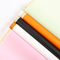 Papier d'emballage mat imperméable Magic Edge pour fleuriste, roses, emballage cadeau, boîte cadeau