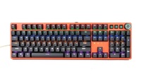 Clavier de jeu mécanique programmable OEM ODM pleine taille en aluminium et ABS, anti-ghosting, avec couvercle magnétique et LED