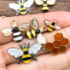 Pendentif nid d'abeille en alliage de zinc, accessoire de bijouterie DIY pour projets créatifs, automne 2023, origine Yiwu SN266 - Product Image 3