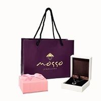 Sacs d'emballage personnalisés faits à la main, durables, écologiques, recyclables, en papier d'art, pour bijoux et montres, avec lamination, personnalisés, bordeaux, luxe