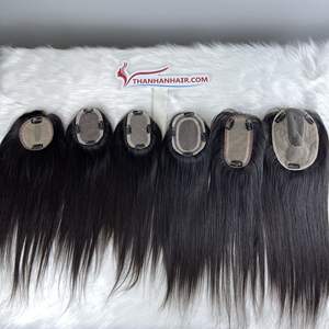 Extensiones de cabello humano estilo ondulado Topper trama Remy natural vietnamita virgen 100% al por mayor - Product Image 2