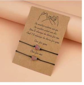 Set de 2 Pulseras BFF Unisex de Código Morse con Margarita de <span class=keywords><strong>Amor</strong></span>, Popular Pulsera de <span class=keywords><strong>la</strong></span> <span class=keywords><strong>Amistad</strong></span> para Pareja de Aleación para Aniversario de Bodas o Regalo - Product Image 6