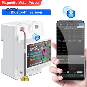 ATORCH AT4PTW AC220V 100A pengontrol suhu saklar pengatur waktu untuk pemanasan pendingin WiFi Tuya Din rel termostat inkubator - Product Image 6