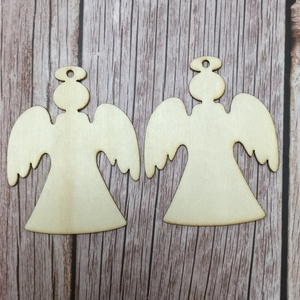 Decorazioni Natalizie in <span class=keywords><strong>Legno</strong></span> Naturale a Forma di Albero di Natale Personalizzate di Lusso con Corde 8cm 3mm di <span class=keywords><strong>Spessore</strong></span> per Decorazioni Domestiche - Product Image 3