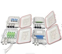 Fourniture d'usine 8 Core Ftth Box Plc Splitter 1 8 Boîte de distribution optique 8 ports ODP/ODB/FDB/NAP pour équipement à fibre optique