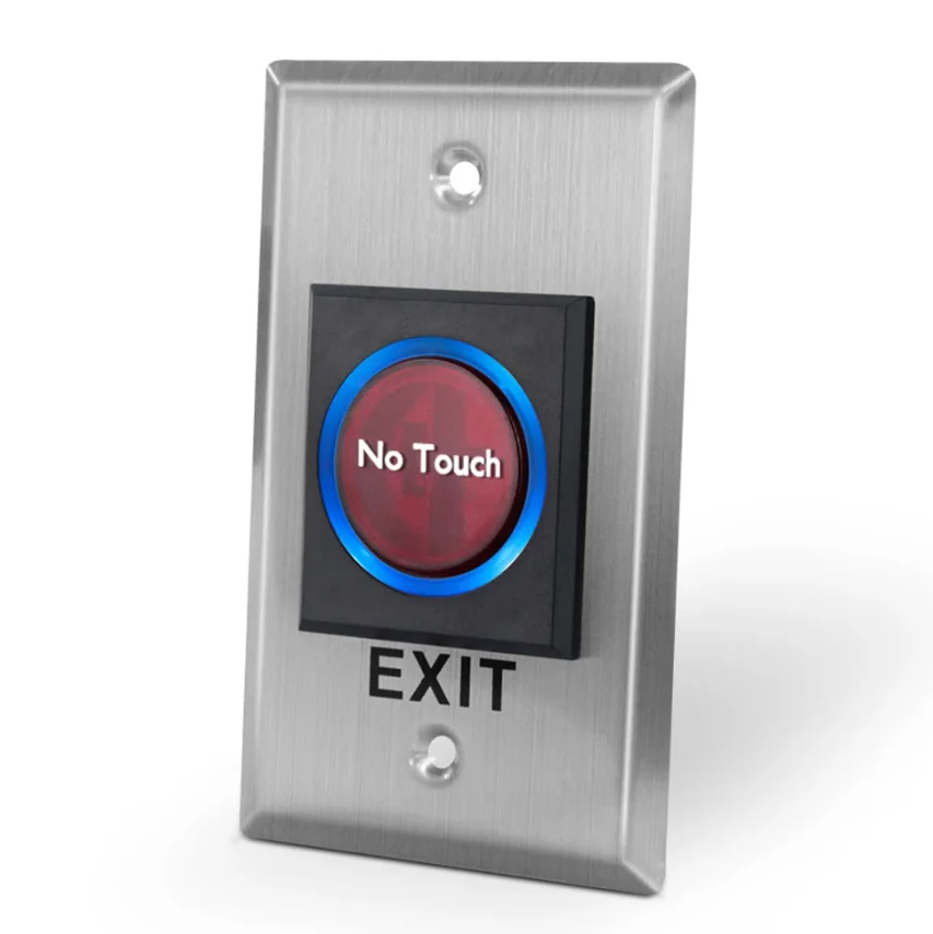 Infrared Sensor Switch No Touch Contactless Door Release Exit Button with LED Indication