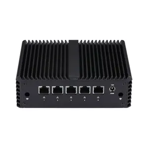 Qotom J4125 Quad Core Q750G5 Intel i225 5 LAN Linux Mini PC de baja potencia pfsense Firewall