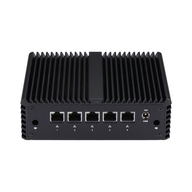 Qotom J4125 Quad Core Q750G5 Intel I225 5 LAN Linux Low Power Mini PC Pfsense Firewall