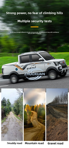 Dual Cabin Hybrid Mini Cargo Truck 4 <b>Wheels</b> for Urban and Rural Transport - Product Image 3