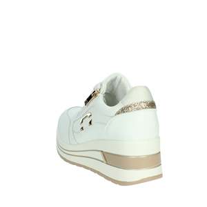 Sneakers Donna Serena Bianche con Lacci, Platform Chunky con Rialzo, in Sintetico - Product Image 2