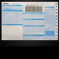 Impression personnalisée de billets d'avion Express NCR Dhl