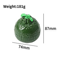 Creatieve Fruit Oranje Vorm Kruiden Grinder Draagbare Decoratieve Novelty Gadget Tabak Grinder Rookaccessoires