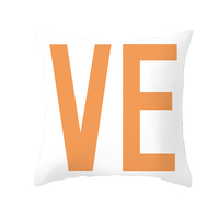 Housse de coussin en polyester personnalisée de haute qualité 45*45 Technique tissée imprimée motivante pour la maison canapé chaise hôtel décoratif
