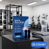 Bandes respiratoires sportives pour une meilleure circulation d'air et un meilleur sommeil nocturne, patch nasal multifonctionnel pour les athlètes