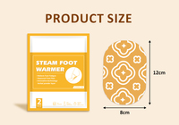 Chauffe-pieds à vapeur jetable auto-chauffant aux herbes, compresse chaude pour les pieds, soulage la fatigue des pieds, OEM ODM Marque Privée