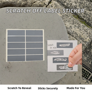 Etiquetas Adhesivas <span class=keywords><strong>de</strong></span> Plástico Multitamaño <span class=keywords><strong>de</strong></span> Alta Calidad, Etiquetas Plateadas <span class=keywords><strong>para</strong></span> Rascar, Etiquetas en Blanco <span class=keywords><strong>para</strong></span> Códigos Secretos, <span class=keywords><strong>para</strong></span> el Hogar, Juegos, Bodas - Product Image 2