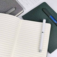 Carnet d'étudiant N5060 A5, carnet de notes créatif pour entreprise, couverture rigide, 100 feuilles, carnet de voyage portable avec sangle et porte-stylo