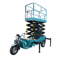 Plateforme élévatrice mobile à ciseaux de haute qualité, fabriquée en Chine, 6 m, tricycle électrique
