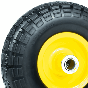 10 Zoll 4,10/3, 50-4 Tubeless Pu Foam Solid Outer Wheel für Schubkarre - Product Image 4