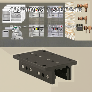 Plateforme de mouvement de précision industrielle RQ, série 6000, profilé carré en alliage d'aluminium extrudé, glissière à rainure en T, pliage - Product Image 2