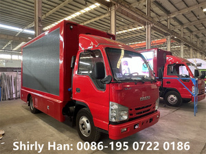 Publicité mobile polychrome adaptée aux besoins du client de camion de P4 P5 P6 ISUZU LED avec le générateur silencieux diesel - Product Image 6