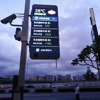 Extérieur p4 p5 p6 p8 p10 série Pôle Boîte À Lumière d'éclairage panneau publicitaire led écran numérique