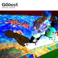 Jeux interactifs Offres Spéciales projecteur de sol système de projecteur de sol pour les enfants de centre de divertissement familial