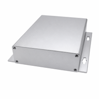 Boîtier en aluminium sur mesure de 155 mm (150*38 mm) avec oreilles de montage à bride fendue pour fixation murale