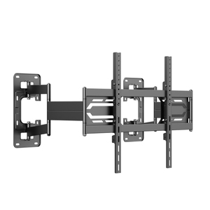 <span class=keywords><strong>Support</strong></span> <span class=keywords><strong>mural</strong></span> pour téléviseur en acier, compatible avec les écrans plats de 32 à 100 pouces, <span class=keywords><strong>pivotant</strong></span>, inclinable, mouvement complet, avec conception à double base - Product Image 4