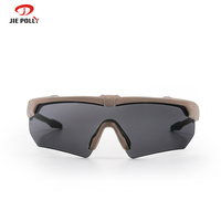 Lunettes tactiques à marque privée, résistantes au vent et au sable, avec sangle réglable, monture TR90 pour la conduite et le tir