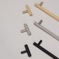 Poignée de tiroir moderne nordique de luxe léger en cuivre pur, noire, à double trou, moletée en laiton, pour armoire, meubles, cuisine, chambre