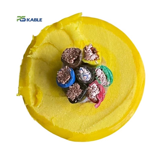 Single Mode Fiber Optic Stranded ROV Tether Zero Buoyancy Optical Fiber Cable Copper Wire Power Underwater Vehicle Drone Camera