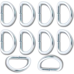 Swimcare Stainless Steel D Ring 0.2 Inch Rod 1.7 Inch End to End for <b>Pool</b> Cover Straps - Product Image 4
