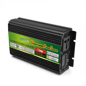 HOULI Rechargeable 800W / 1600W Ups Inverter 12V To 220V Modified Sine Wave Solar Ups Inverter with Charger