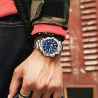 Montre de plongée 20BAR personnalisée avec mouvement de plongée NH36 automatique, 20ATM, acier inoxydable de haute qualité, montre de plongée 007 de luxe pour hommes
