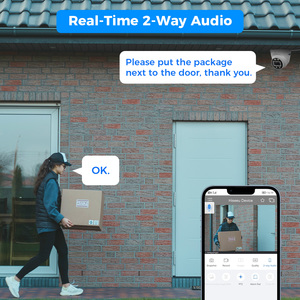 Hiseeu 5MP 8CH H.265 + PoE NVR Dois sentidos áudio visão noturna Gravação Sistema de Câmera de Segurança 8pcs IP Ao Ar Livre Câmera CCTV À Prova D' Água - Product Image 3