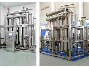 Máquina de <span class=keywords><strong>agua</strong></span> pura <span class=keywords><strong>destilada</strong></span> de acero inoxidable para laboratorio médico de hospital con sistema de destilación doble 1 año de garantía - Product Image 5